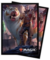 Ikoria: Lair of Behemoths Standard Deck Protectors - Lukka, Coppercoat Outcast (100-Pack) - Ultra Pro Card Sleeves - Card Sleeves card