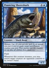Pouncing Shoreshark - Ikoria: Lair of Behemoths - Magic: The Gathering card
