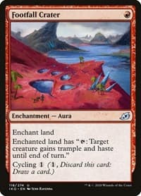 Footfall Crater - Ikoria: Lair of Behemoths - Magic: The Gathering card