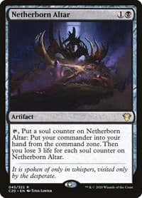 Netherborn Altar - Commander 2020 - Magic: The Gathering card