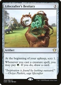 Lifecrafter's Bestiary - Commander 2020 - Magic: The Gathering card