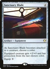 Sanctuary Blade - Commander 2020 - Magic: The Gathering card