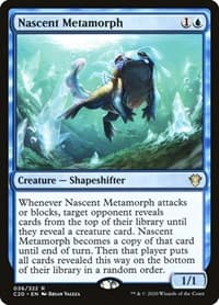 Nascent Metamorph - Commander 2020 - Magic: The Gathering card