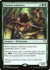 Masked Admirers - Commander 2020 - Magic: The Gathering card