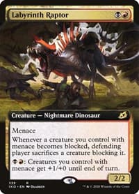 Labyrinth Raptor (Extended Art) - Ikoria: Lair of Behemoths - Magic: The Gathering card