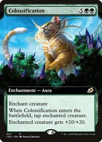 Colossification (Extended Art) - Ikoria: Lair of Behemoths - Magic: The Gathering card