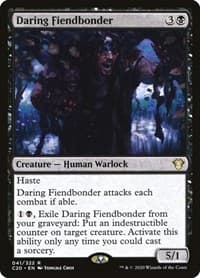 Daring Fiendbonder - Commander 2020 - Magic: The Gathering card