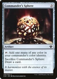Commander's Sphere - Commander 2020 - Magic: The Gathering card