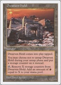 Dwarven Hold - Fifth Edition - Magic: The Gathering card