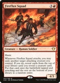 Fireflux Squad - Commander 2020 - Magic: The Gathering card