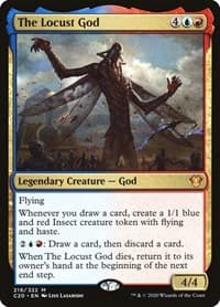 The Locust God - Commander 2020 - Magic: The Gathering card