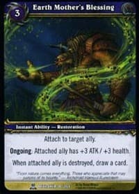Earth Mother's Blessing - Servants of the Betrayer - WoW card