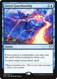 Fierce Guardianship - Commander 2020 - Magic: The Gathering card