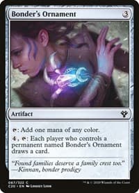Bonder's Ornament - Commander 2020 - Magic: The Gathering card