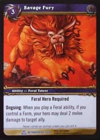Savage Fury - Servants of the Betrayer - WoW card