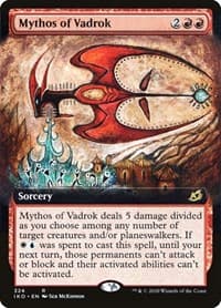 Mythos of Vadrok (Extended Art) - Ikoria: Lair of Behemoths - Magic: The Gathering card