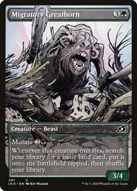 Migratory Greathorn (Showcase) - Ikoria: Lair of Behemoths - Magic: The Gathering card