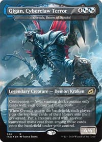 Gigan, Cyberclaw Terror - Gyruda, Doom of Depths - Ikoria: Lair of Behemoths - Magic: The Gathering card