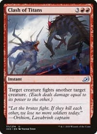 Clash of Titans - Ikoria: Lair of Behemoths - Magic: The Gathering card