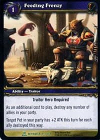 Feeding Frenzy - Servants of the Betrayer - WoW card