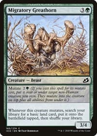 Migratory Greathorn - Ikoria: Lair of Behemoths - Magic: The Gathering card