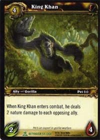 King Khan - Servants of the Betrayer - WoW card