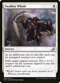 Swallow Whole - Ikoria: Lair of Behemoths - Magic: The Gathering card