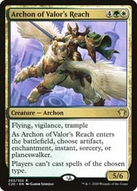 Archon of Valor's Reach - Commander 2020 - Magic: The Gathering card