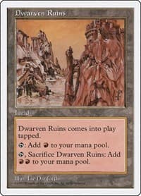 Dwarven Ruins - Fifth Edition - Magic: The Gathering card