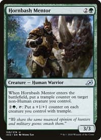Hornbash Mentor - Ikoria: Lair of Behemoths - Magic: The Gathering card