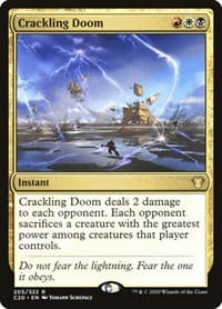 Crackling Doom - Commander 2020 - Magic: The Gathering card