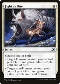 Fight as One - Ikoria: Lair of Behemoths - Magic: The Gathering card