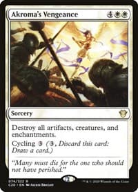 Akroma's Vengeance - Commander 2020 - Magic: The Gathering card
