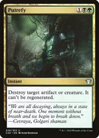 Putrefy - Commander 2020 - Magic: The Gathering card