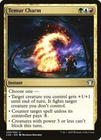 Temur Charm - Commander 2020 - Magic: The Gathering card