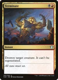 Terminate - Commander 2020 - Magic: The Gathering card
