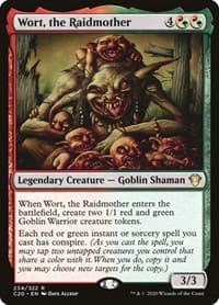 Wort, the Raidmother - Commander 2020 - Magic: The Gathering card