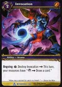 Invocation - Servants of the Betrayer - WoW card