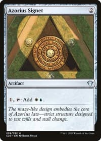 Azorius Signet - Commander 2020 - Magic: The Gathering card