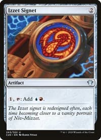 Izzet Signet - Commander 2020 - Magic: The Gathering card