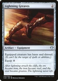 Lightning Greaves - Commander 2020 - Magic: The Gathering card