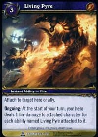 Living Pyre - Servants of the Betrayer - WoW card