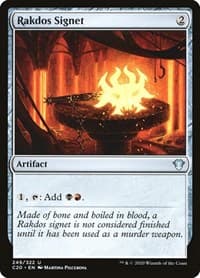 Rakdos Signet - Commander 2020 - Magic: The Gathering card
