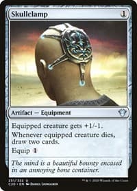 Skullclamp - Commander 2020 - Magic: The Gathering card