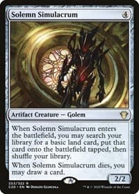 Solemn Simulacrum - Commander 2020 - Magic: The Gathering card