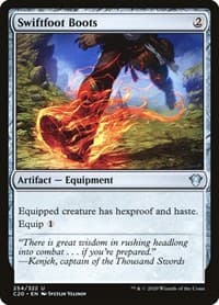 Swiftfoot Boots - Commander 2020 - Magic: The Gathering card