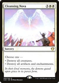 Cleansing Nova - Commander 2020 - Magic: The Gathering card