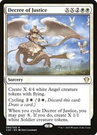 Decree of Justice - Commander 2020 - Magic: The Gathering card