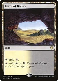 Caves of Koilos - Commander 2020 - Magic: The Gathering card