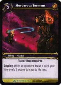 Murderous Torment - Servants of the Betrayer - WoW card